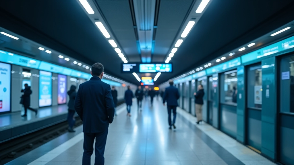 Ankara metrosu dijital pano, rota bilgileri ve akıllı yön göstericiler